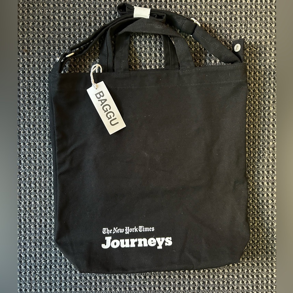 NWT Baggu Duck Bag NYT Journeys Special Edition
